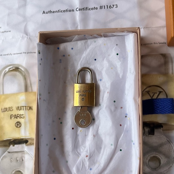 Louis Vuitton Accessories - LV #113 RARE LOCK AND KEY WITH COA